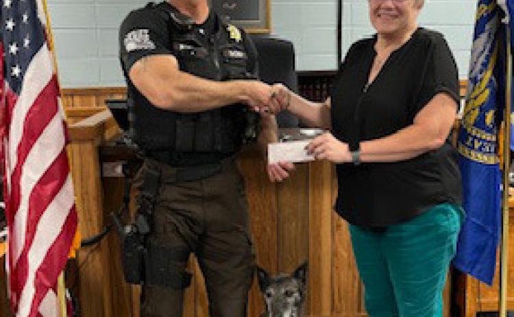Nance County Foundation donates to K-9 program