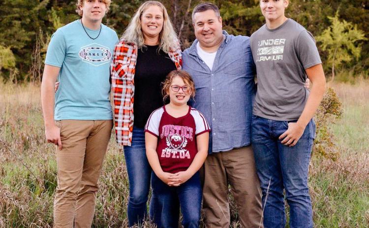 The Griffin Family is comprised ofTyler, Melissa, Kora, Eric and Hunter. Photo provided by Chief Deputy Eric Griffin