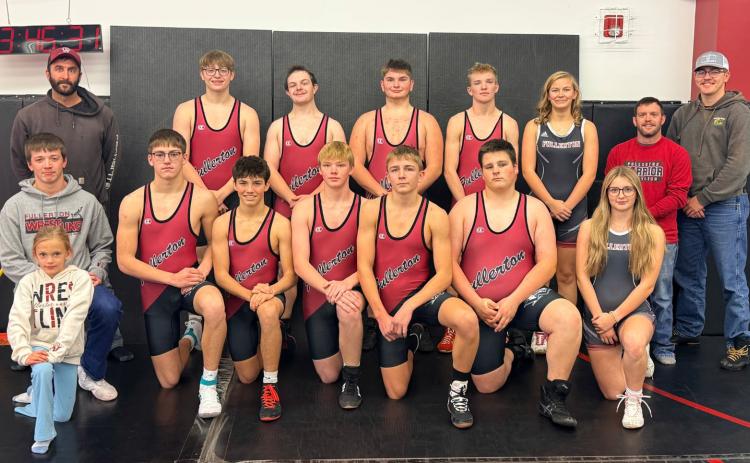 Back row: Zach Bialas, Myles Smith, Dillon Fitzgerald, Parker Aaberg, Tate Wood, Delylla Olson, Jordan Fowlkes, Kirby Smith. Front row: Barrett Bridger, Sawyer Bialas, Tucker Smith, Mason Hemmingsen, Wyatt Beed, Tim Hittner, Isaac Carey, Taylor Cook. Photo provided