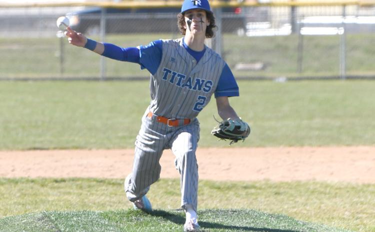 Blake Mundorf pitched 4 strong innings on Thursday in Twin River’s 5-4 10-inning loss. NCJ photo by Rick Holtz