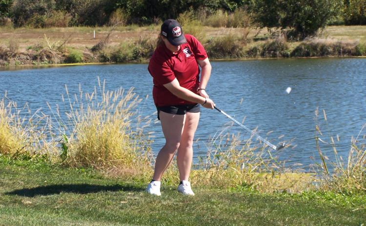 Kinzie Sharman shot a 109 at the Fullerton Invite last week. Photo provided