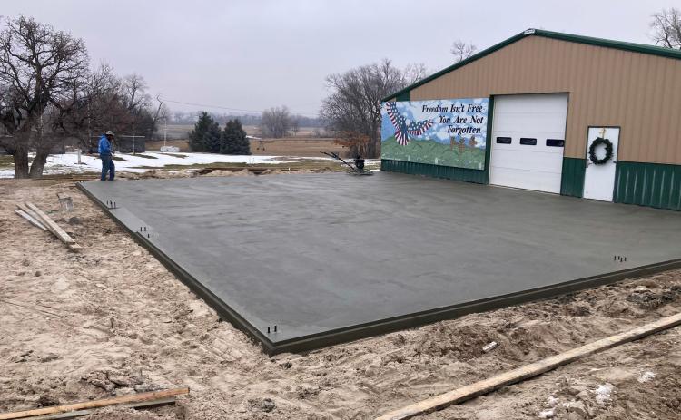 The Nance County Veterans Museum expansion has seen a lot of progress in a short amount of time. Photos provided