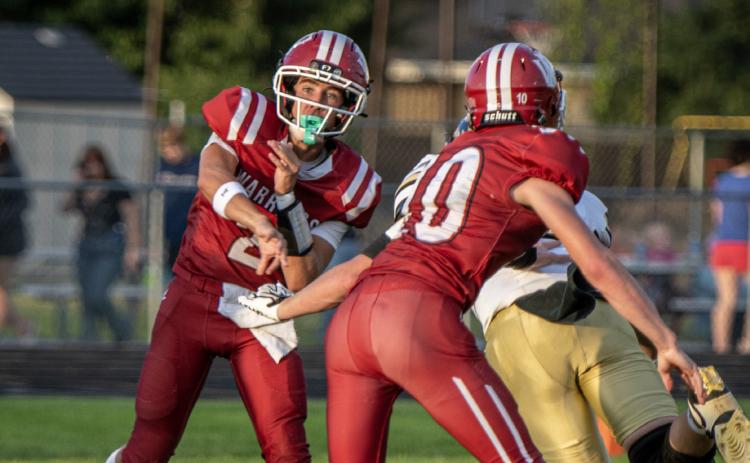 Isaac Supik completed 14-of-22 passes for 93 yards on Friday. NCJ photo by Rick Holtz