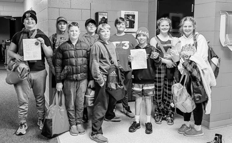 Jr. High Wrestling has their first meet in Elgin on Tuesday, November 15th with good results