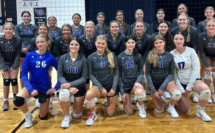 Back Row: Nicole Schwalm, Jenna Czarnick, Karly Konwinski, Caitlyn Rupp, Annabelle Kleckner, Tricia Kunkee, Madalyn Moeller, Briley Cuba, Callie Held. Middle Row: Samantha Ziemba, Layney Matthes, Molly Connelly, Myah Rinkol, Jaclyn Everett, Katie Preister, Tayla Zarek, Alyvia Strain, Grace Yrkoski. Front row: Macy Nelson, Joselyn Gulbrandson, Parker Zabka, Jacie Reeg, Zoey MacDonald, Elle Cromwell. NCJ photo by Rick Holtz