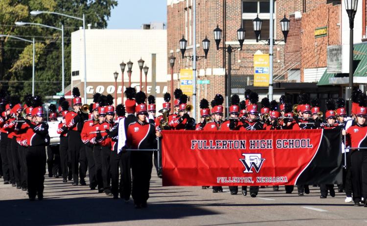 Fullerton’s marching band takes it’s show on the road this weekend when they participate in the 51st annual Columbus Marching Festival. It is the first of three parades the Warriors will participate in. NCJ file photos